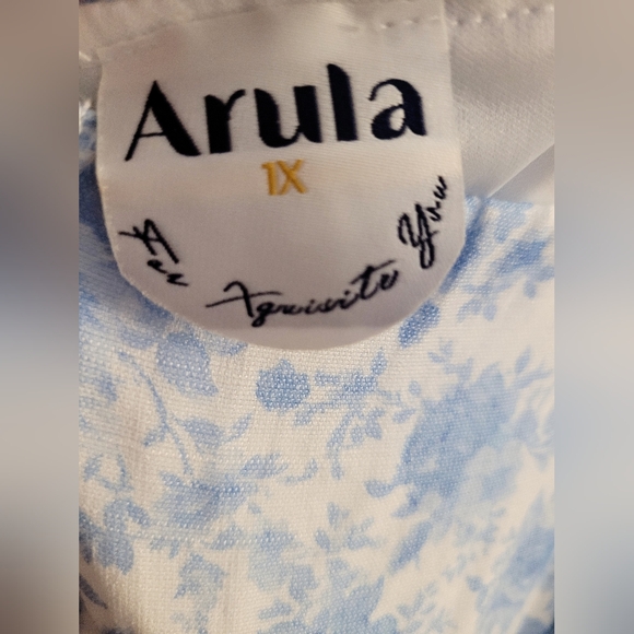 ARULA Light Blue Floral Mini Dress - Picture 10 of 11